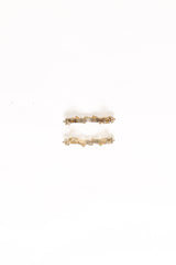 Diana 2 Pack Hair Clips - Diamante