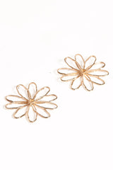 Indi Flower Earrings - Gold