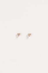 Janey Stud Earrings - Gold