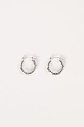 Kennedy Hoop Earrings - Silver