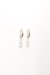 Larissa Pearl Earrings - Gold