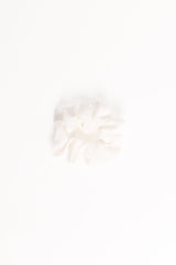 Theodora Scrunchie - White