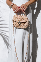 Veve Hand Woven Bag - Natural