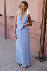 Valana Skirt - Powder Blue