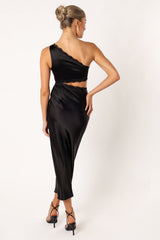 Alta Long Midi Dress - Black
