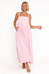 Corfu Midi Dress - Pink