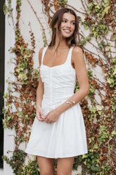 Gale Mini Dress - White