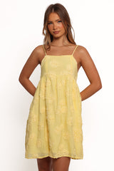 Giana Mini Dress - Yellow