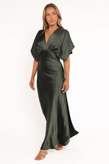 Ricki Maxi Dress - Olive Green