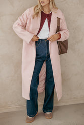 Jazzie Boucle Coat - Baby Pink