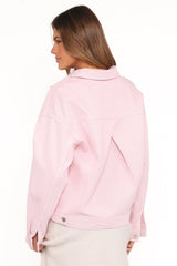 Larosa Denim Jacket - Dusty Pink