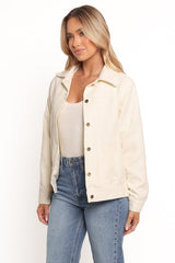 Sandy Boucle Jacket - White