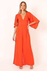 Carla Jumpsuit - Red