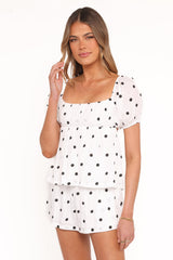 Julia Set - Black Polkadot
