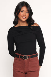 Cer Knit Top - Black