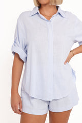 Shelley Short Sleeve Shirt - Pale Blue