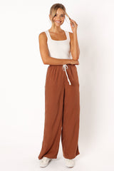 Yara Rib Knit Top - White