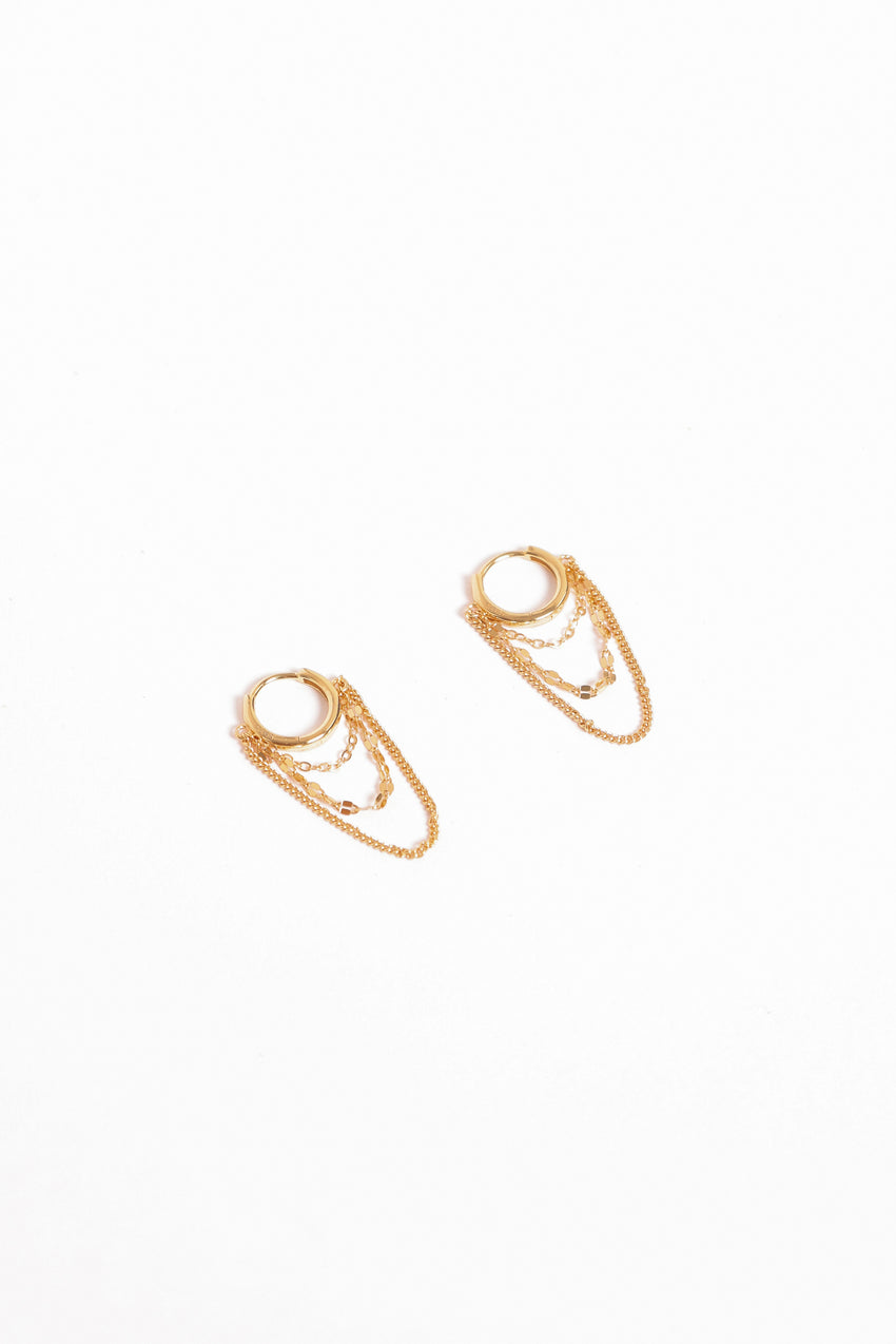 Ava Earrings - Gold