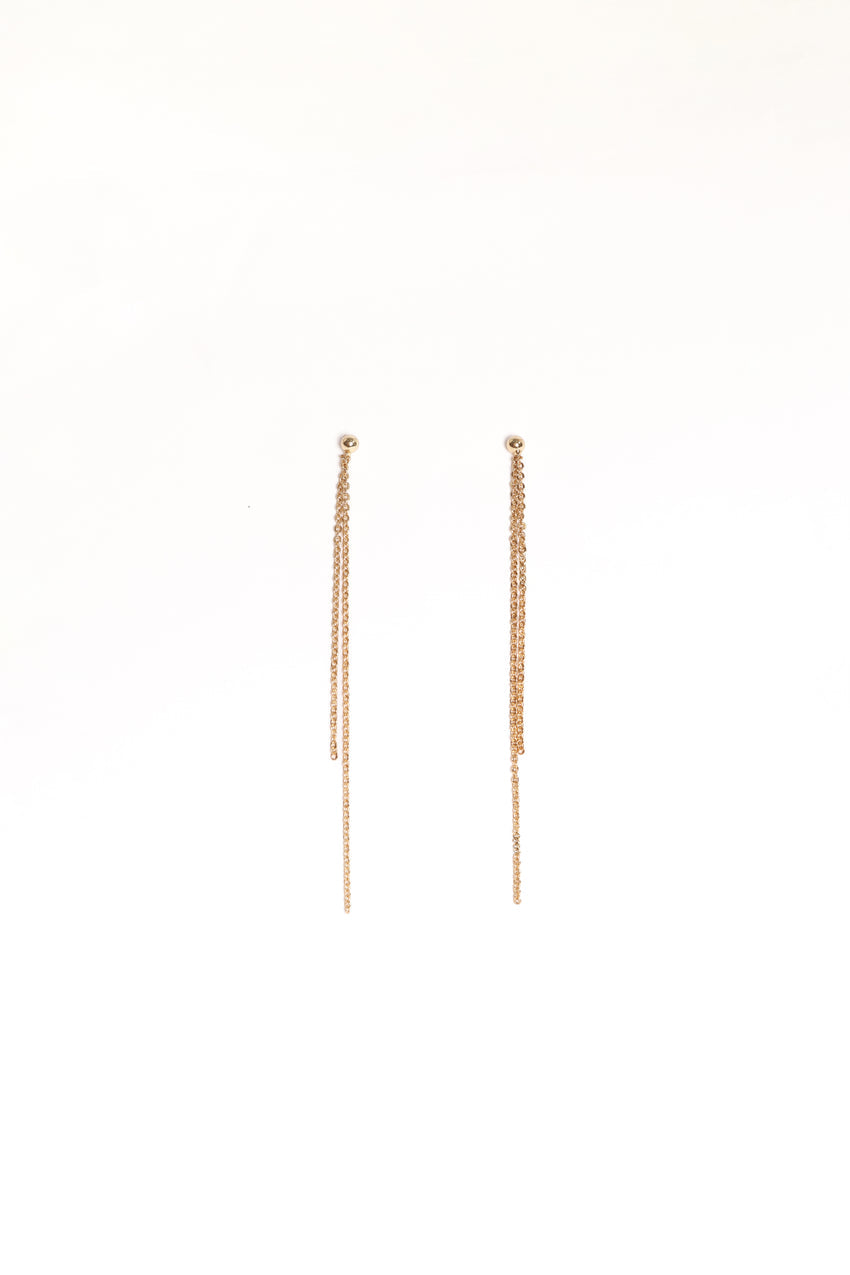 Genevieve Drop Earrings - Gold