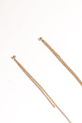 Genevieve Drop Earrings - Gold