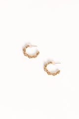 Jennie Flower Earrings - Gold
