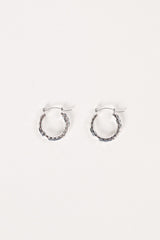 Kennedy Hoop Earrings - Silver