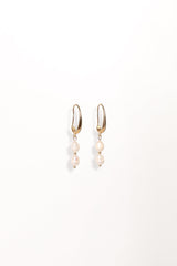Larissa Pearl Earrings - Gold
