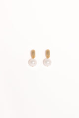 Luciana Earrings - Gold/Pearl