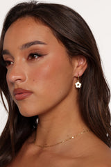 Marcella Flower Earrings - Gold