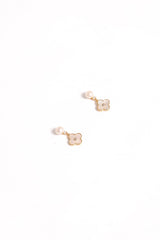 Marlowe Flower Earrings - Gold