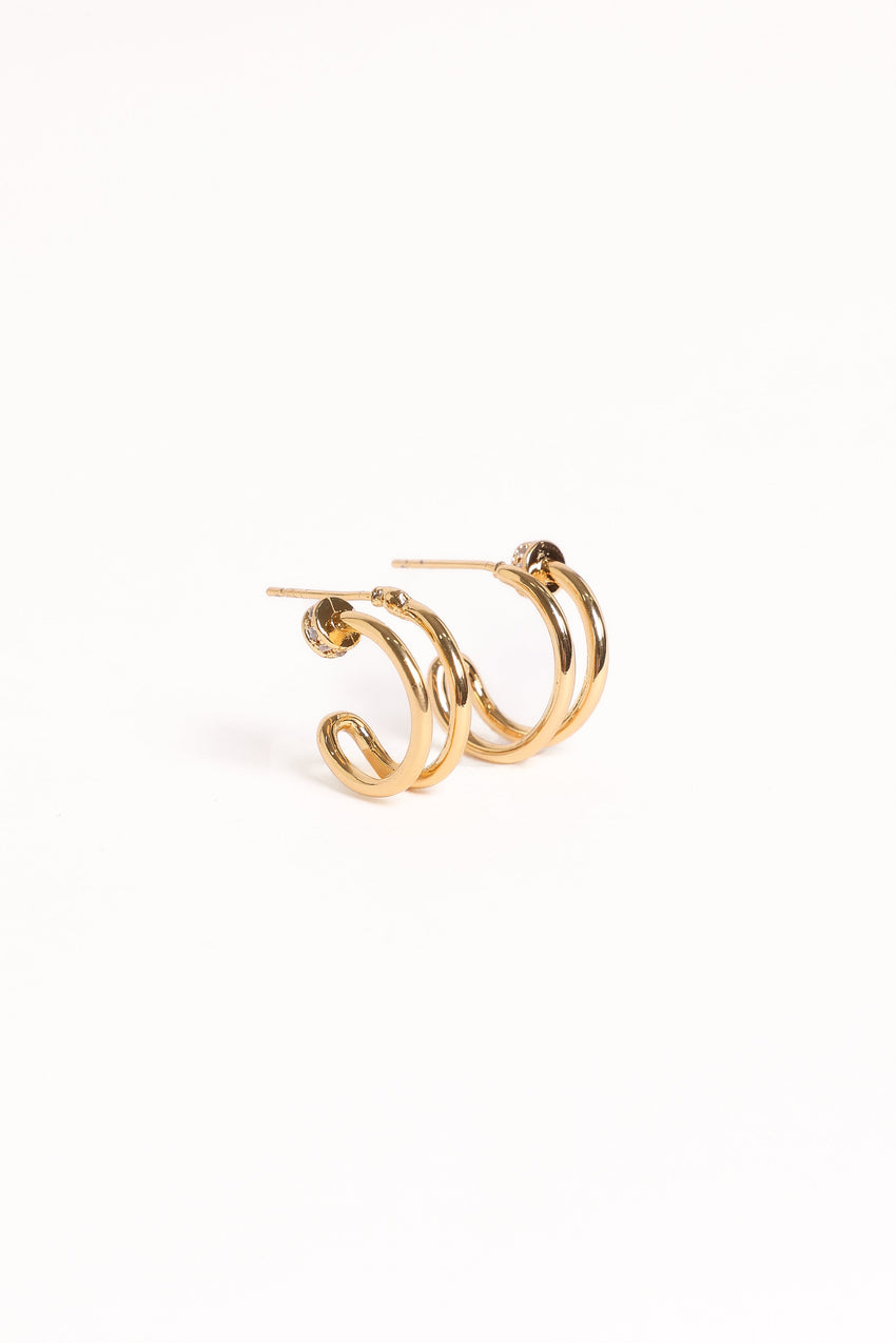 Megan Earrings - Gold