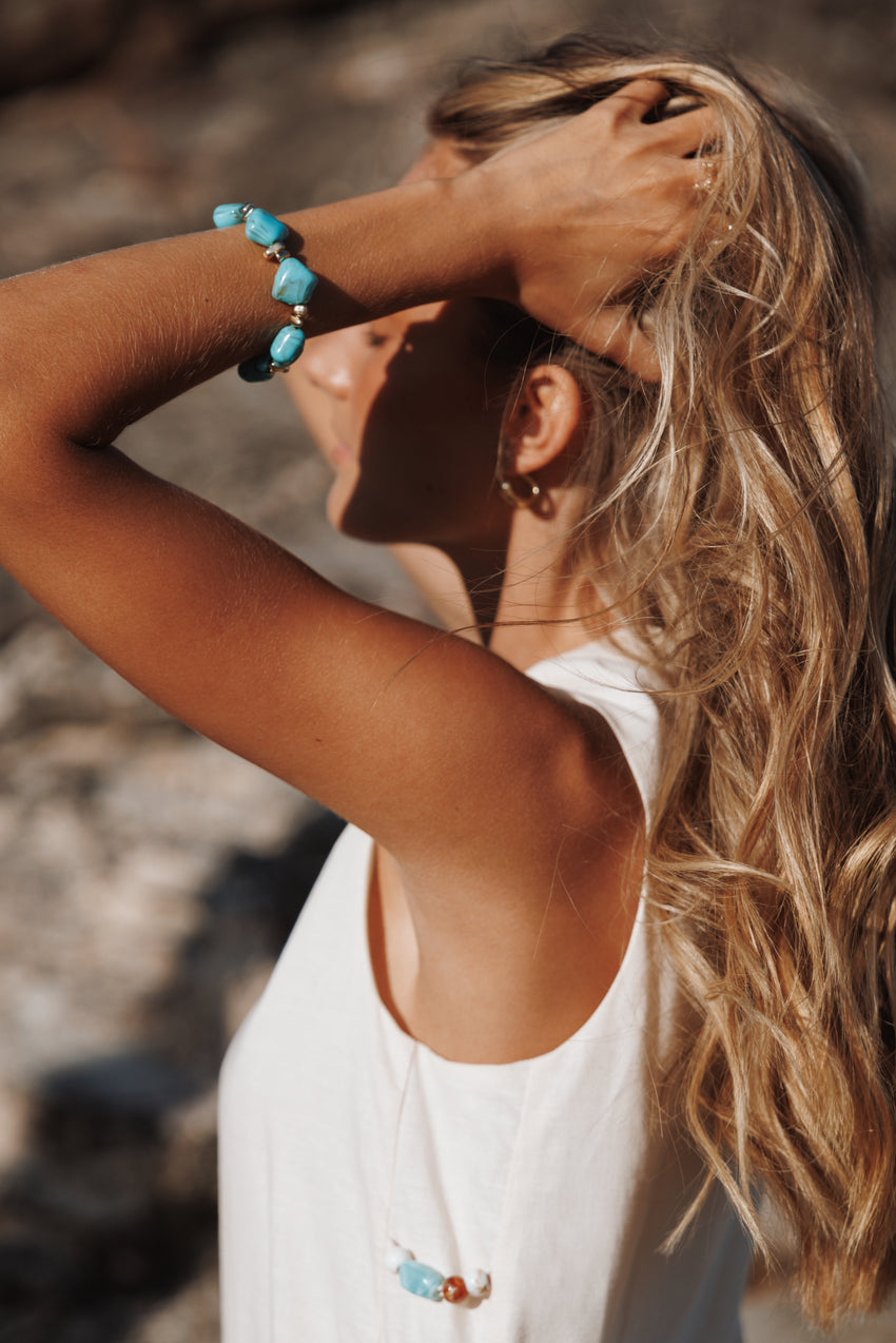 Serenity Bracelet - Blue/Gold