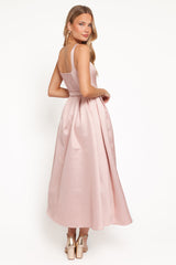 Augustine Midi Dress - Dusty Pink