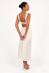 Billie Midi Dress - Ivory