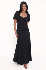Denver Midi Dress - Black