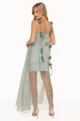 Erika Maxi Dress - Sage Green Floral