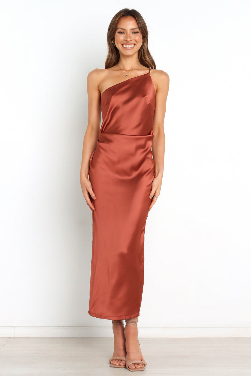 Luella Dress - Rust
