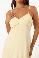 Maddie Maxi Dress - Butter Yellow