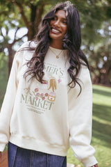 Farmers Market Sweatshirt - Cream