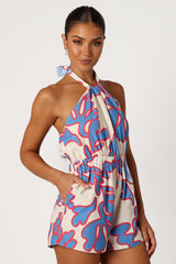 Noa Halter Romper - Flori Print