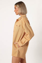Pollyanna Romper - Tan