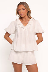 Felicity Short Set - White