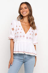 Dawston Top - White