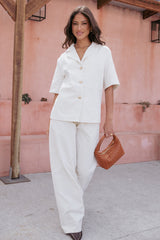 Odelia Denim Shirt - Off White
